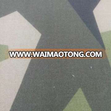 65% polyester 35% cotton 265gsm four-color geometric printed camouflage fabric